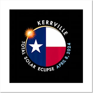 2024 Total Solar Eclipse Totality In Kerrville Texas 29 Posters and Art